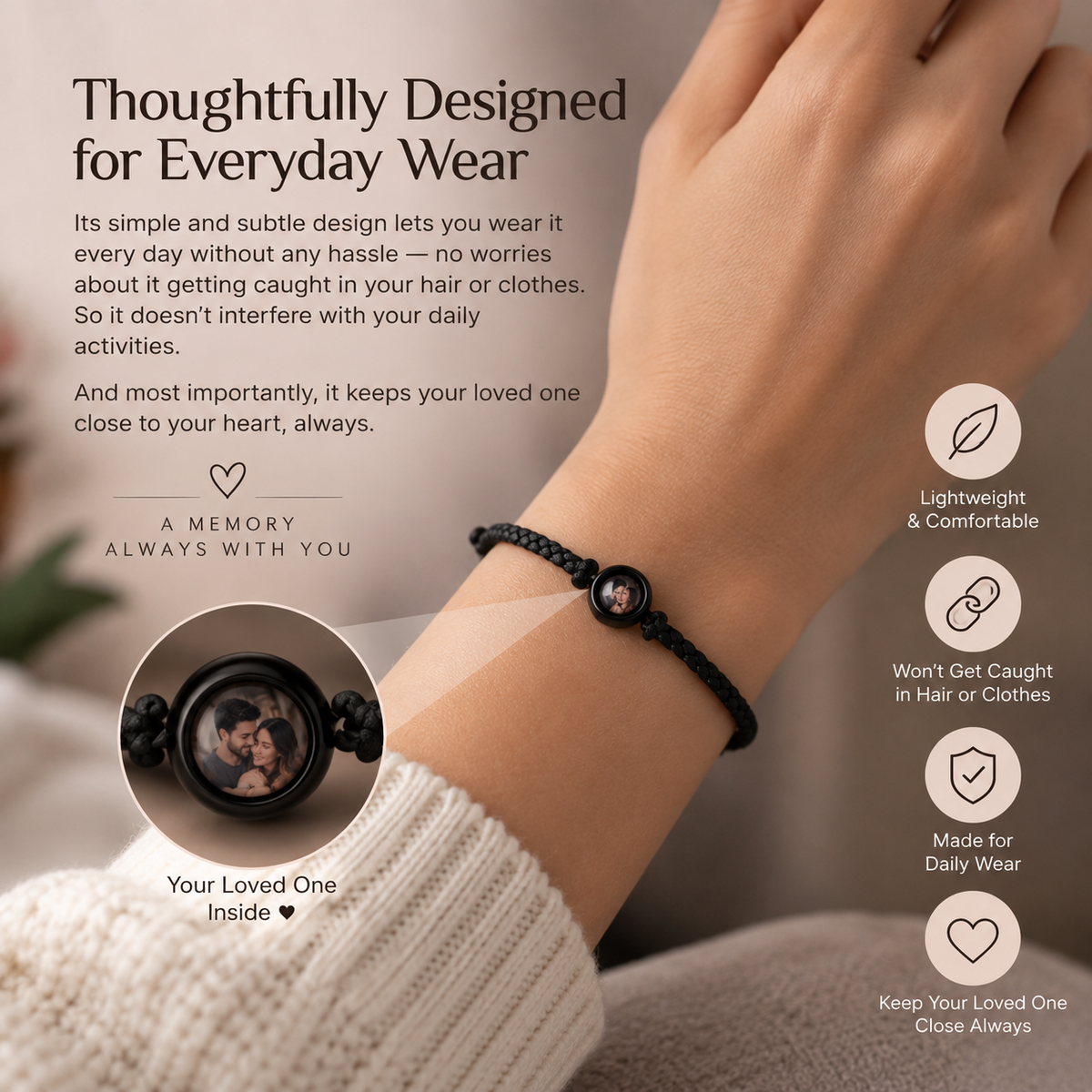 VEMORA™ Custom Projection Bracelet